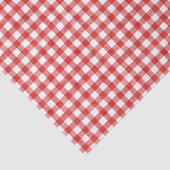 Tissue paper Red Waterverf Gingham Tissuepapier (Detail)