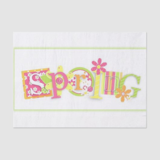 Tissue Paper Spring Tissuepapier (Voorkant)