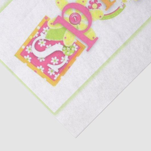 Tissue Paper Spring Tissuepapier (Detail)