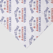 Tissue Paper van de Amerikaanse veteranen van eer Tissuepapier (Detail)