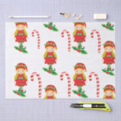 Tissue Paper van Misses Elf en Candy Canes Tissuepapier (Craft)