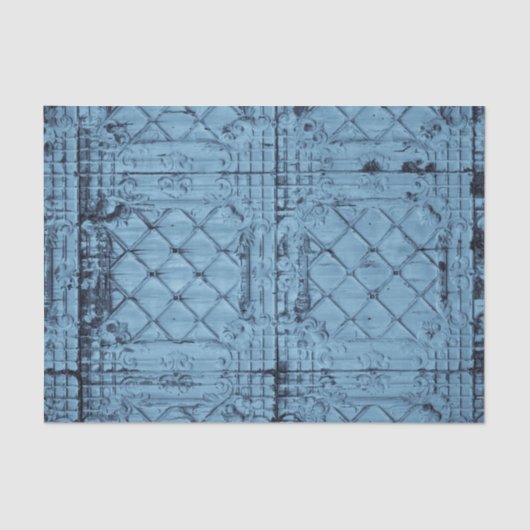 Tissue Paper Wrapping Rustic Tin Panel Plafondbeke Tissuepapier (Voorkant)