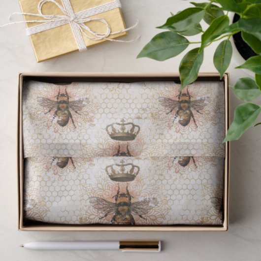 Tissue Royal Bee Decoupage Tissuepapier (Geschenk)