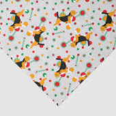 Tissuepapier Beagle honden (Detail)