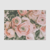 TISSUEPAPIER : BLOEMEN : PIJONROZEN (Voorkant)