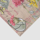 Tissuepapier Decoupage - Bloemige Bladeren Ansicht (Detail)