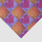 Tissuepapier Decoupage - Hart Pop Art (Detail)