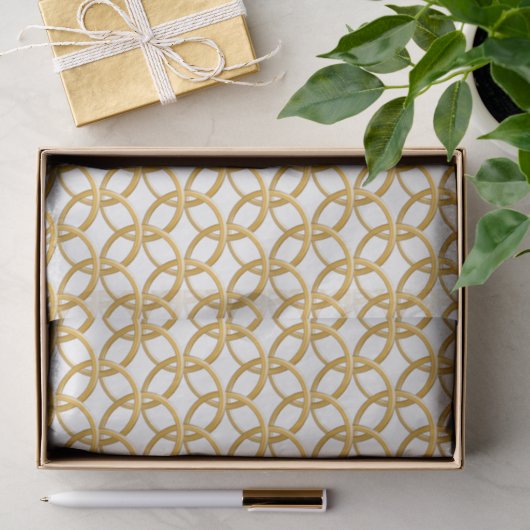 Tissuepapier - Gouden maliënkolder (Geschenk)