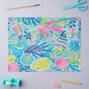 Tissuepapier in stijlvol grafisch design