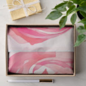 Tissuepapier met frambozen decoupage (Geschenk)