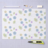 Tissuepapier met tere bloemen (Craft)