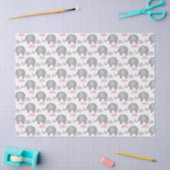 Tissuepapier - Olifantenmoeder en -baby (Craft)