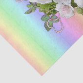 tissuepapier pastel witte zwanen (Detail)