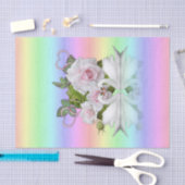 tissuepapier pastel witte zwanen (Craft)