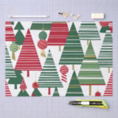 tissuepapier van de kerstboombossen (Craft)