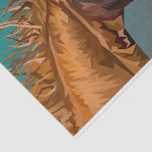 tissuepapier voor paardenkoppen (Detail)