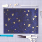 tissuepapier voor Sterrennacht (Craft)