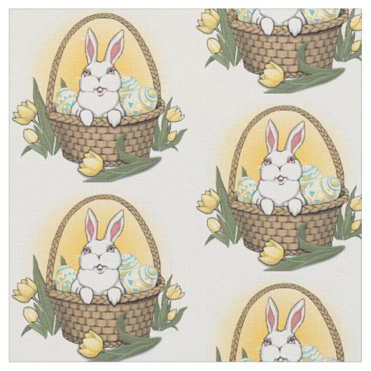 Tissus de Pâques de tissu de lapin de Pâques (Fermer)