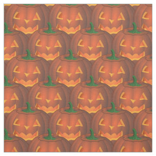 Tissus d'Halloween Citrouilles de tissu personnali