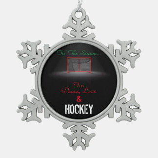 TIS'THE SEASON TIN SNEEUWVLOK ORNAMENT