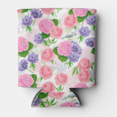 Tit-vogel en -bloemen blikjeskoeler (Voorkant)