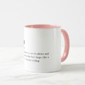 Tita Definition Filipino Aunt Gift Mug (Devant droit)