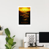 Titan, affiche de voyage (Bureau à domicile)