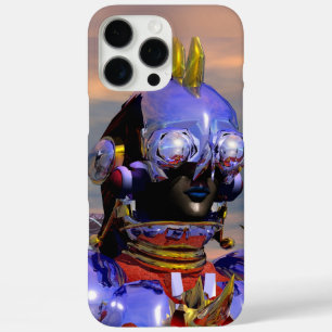 TITAN CYBORG PORTRAIT Blue Science Fiction, Scifi iPhone 16 Pro Max Hoesje
