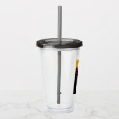 Titan grootste maan van planeet Saturnus Acryl Drinkbeker (Rechts)