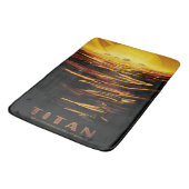 Titan grootste maan van planeet Saturnus Badmat (Gekanteld)