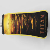Titan grootste maan van planeet Saturnus Golfheadcover (Voorkant)