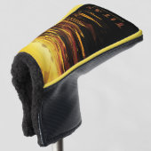 Titan grootste maan van planeet Saturnus Golfheadcover (3/4 voorkant)