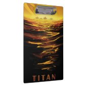 Titan grootste maan van planeet Saturnus Klembord