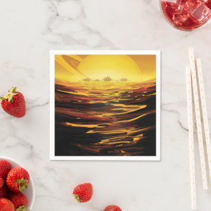 Titan grootste maan van planeet Saturnus Servet