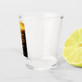 Titan grootste maan van planeet Saturnus Shot Glas (Rechts)