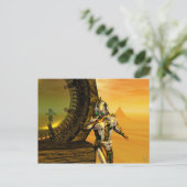 TITAN IN DE DESERT VAN HYPERION BRIEFKAART (Staand voorkant)