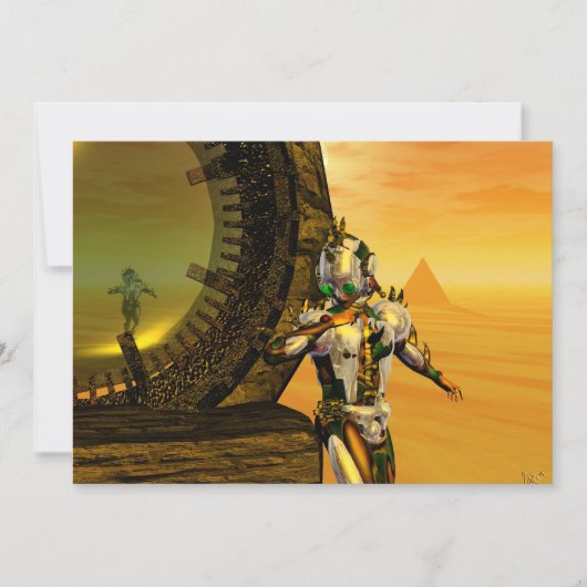 TITAN IN DE DESERT VAN HYPERION KAART (Voorkant)