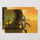 TITAN IN DE DESERT VAN HYPERION KAART (Voorkant / Achterkant)