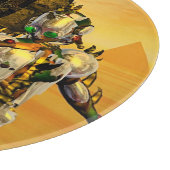 TITAN IN DE DESERT VAN HYPERION Science Fiction Snijplank (Hoek)