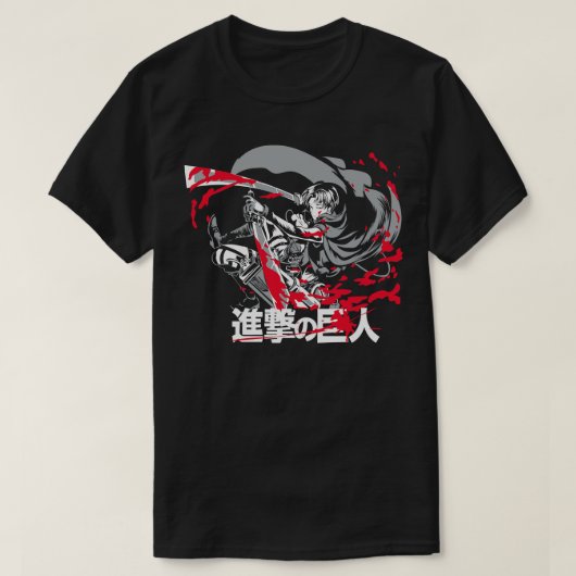 Titan Intense Levi Ackerman T-shirt (Design voorkant)
