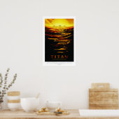 Titan, reisposter poster (Keuken)