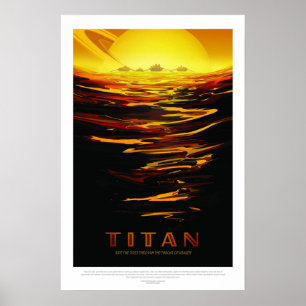 Titan, reisposter poster