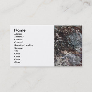 Titania Lying Aslaap Visitekaartje