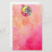 TITANIA, roze gele rode sparren Briefpapier (Voorkant / Achterkant)