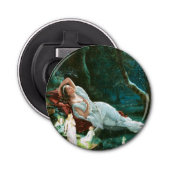 Titania Slapen in het maanlicht Simmons Fae Art Button Flesopener (Voorkant)