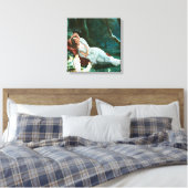 Titania Slapen in het maanlicht Simmons Fae Art Canvas Afdruk (Insitu (Slaapkamer))