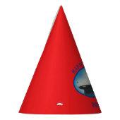 Titanic Birthday Red RMS White Star Line Ship Feesthoedjes (Links)