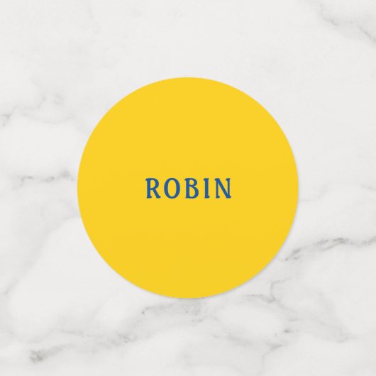 Titanic Birthday Yellow RMS White Star Line Ship Confetti (Kleine voorkant)