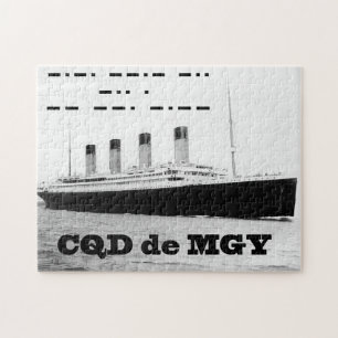 Titanic CQD de MGY Wireless Distress Signal Legpuzzel