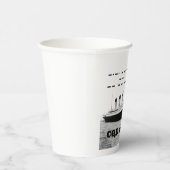 Titanic CQD de MGY Wireless Distress Signal Papieren Bekers (Rechts)